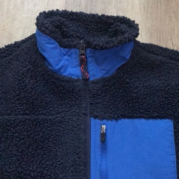 Old Navy Boys Sherpa Zip Up Sweater Large 10-12 Years - Picture 9 of 10
